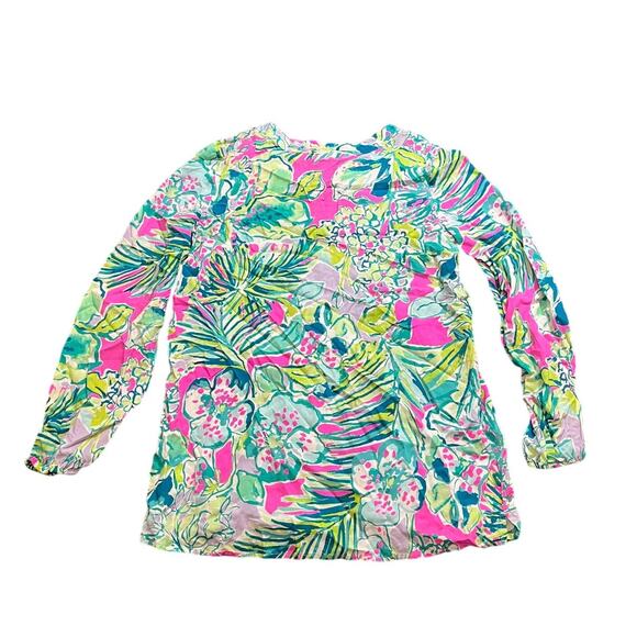 LILLY PULITZER LADIE'S HARBOUR ISLAND TUNIC MULTI COLOUR EARLY BLOOMER XXS - Picture 6 of 8